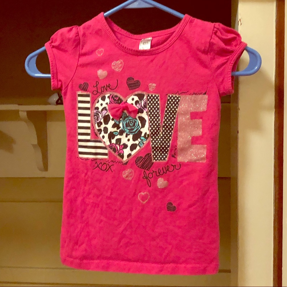 Little girls super cute tee